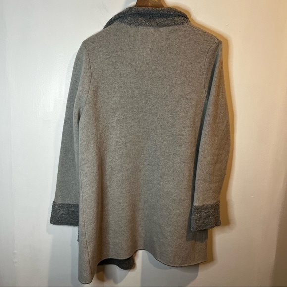 Women’s | A IDA Italian Wool Blend Gray Cardigan | Medium - Picture 5 of 8